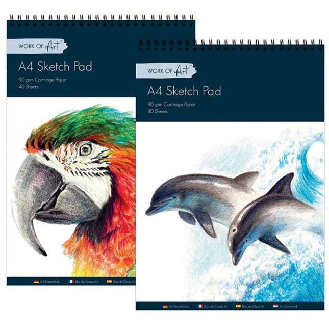 40 Sheet A4 Artist Sketch Pad