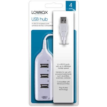 4 Port USB Hub