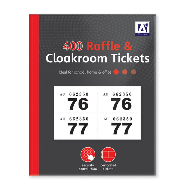 Cloakroom Tickets 1-400