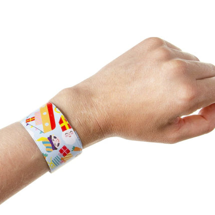 6 Sinterklass Slap Bracelets