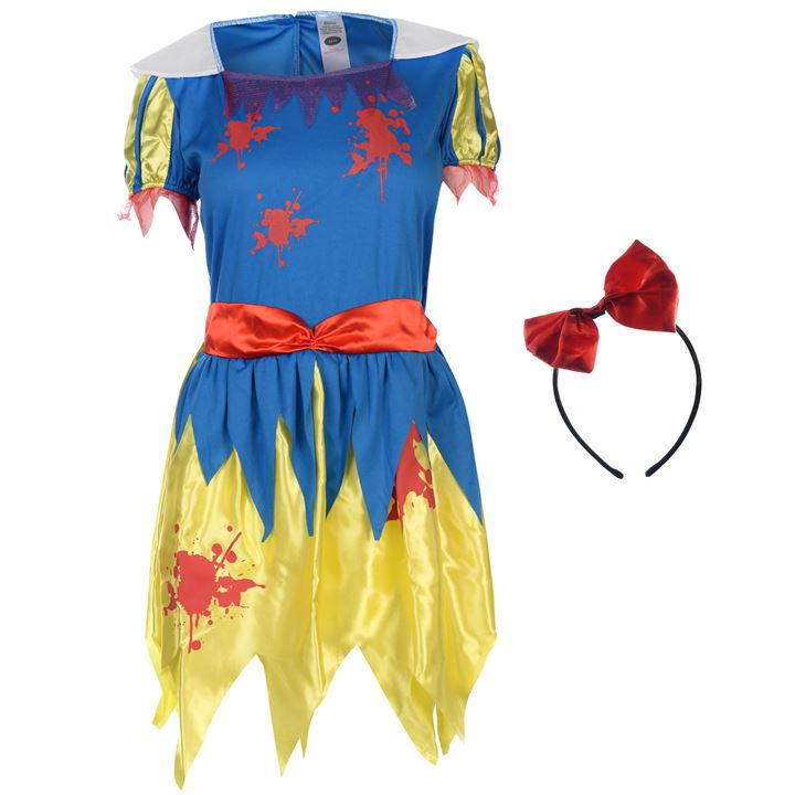 Adult Snow Fright Costume & Headband - Size 8-10