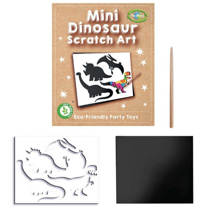 Re:Play Mini Dinosaur Scratch Art