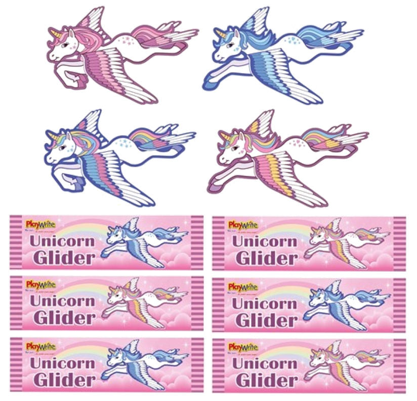 6 Unicorn Gliders