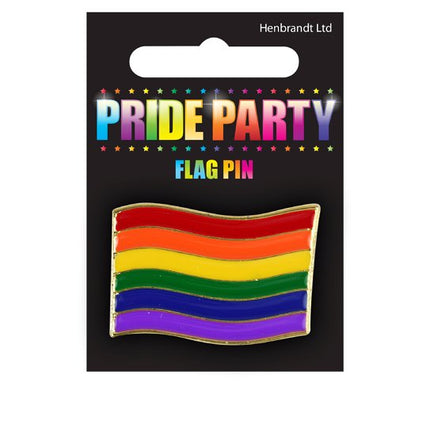 Rainbow Pride Flag Metal Pin Badge