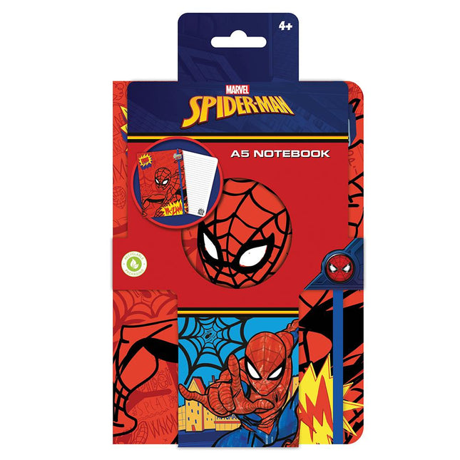 Spiderman A5 Novelty Notebook
