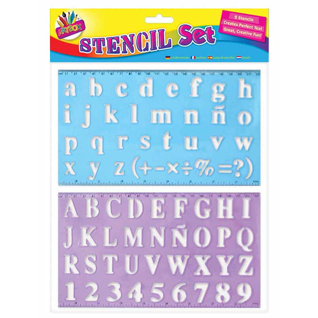 Alphabet Stencil Set
