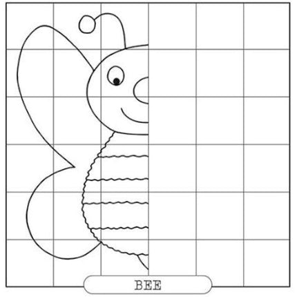 Square Mirror Drawing Activity Book