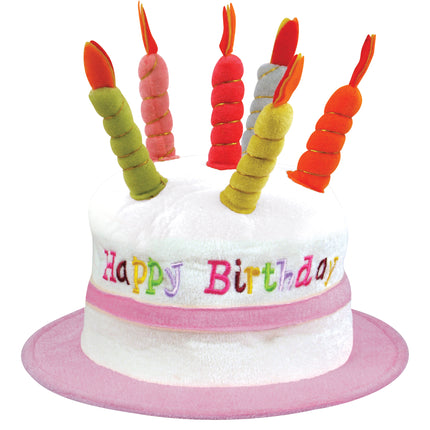 Adult Pink Birthday Cake Hat