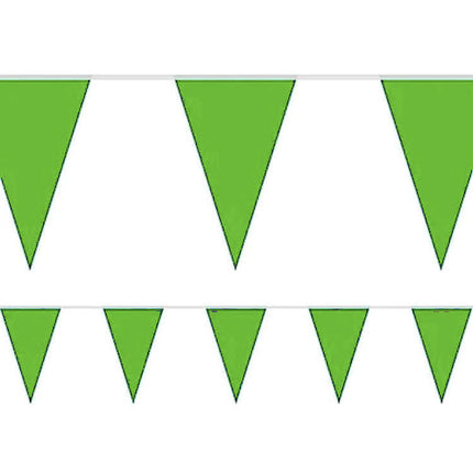 Lime Green 10m Triangle Bunting