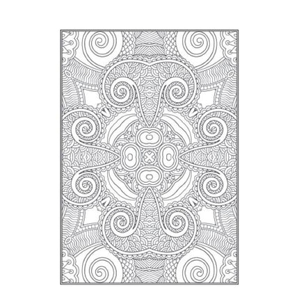 A4 Patterns/Floral Designs Colouring Book