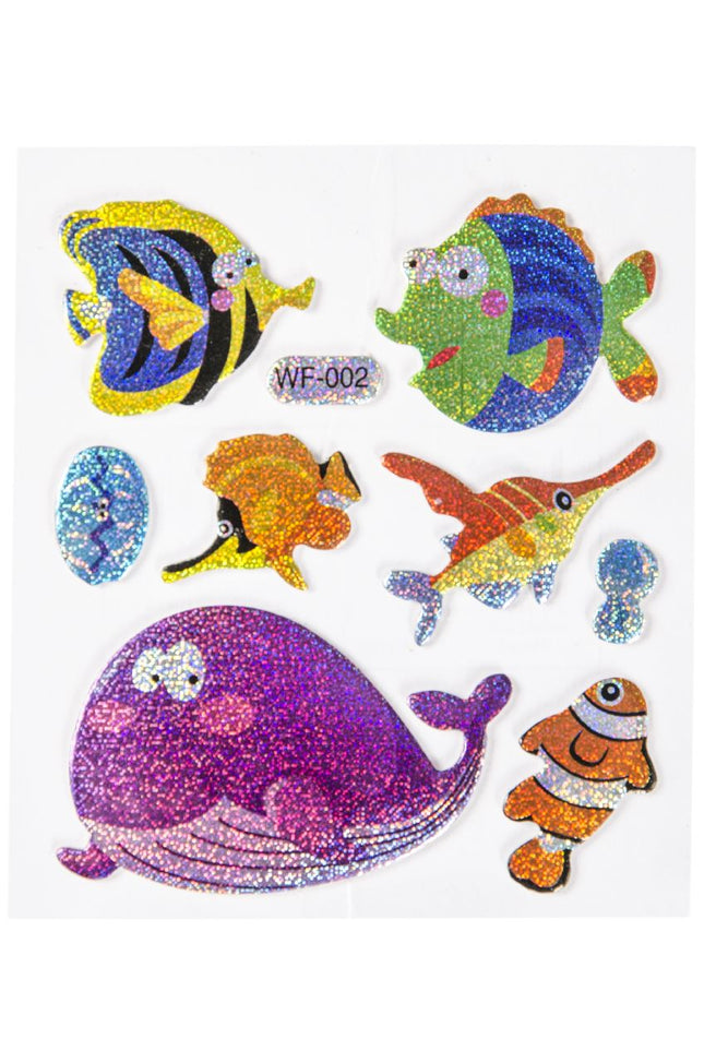 Animal Metallic Shiny Sticker Sheet