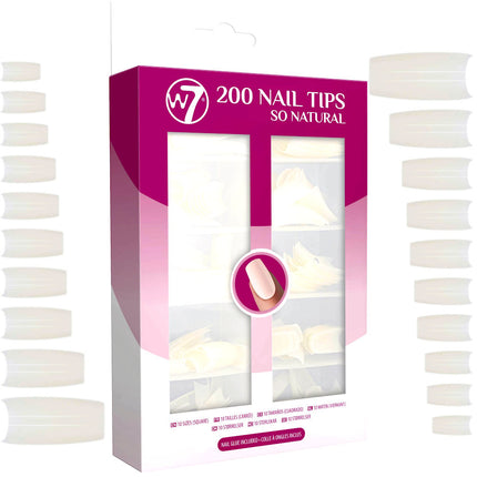 200 Acrylic Tips - Natural