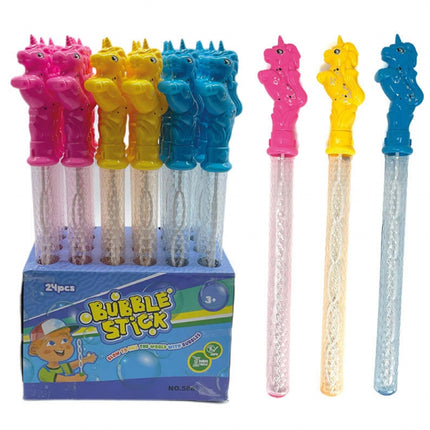 24 Unicorn Bubble Swords & Wands (Box)