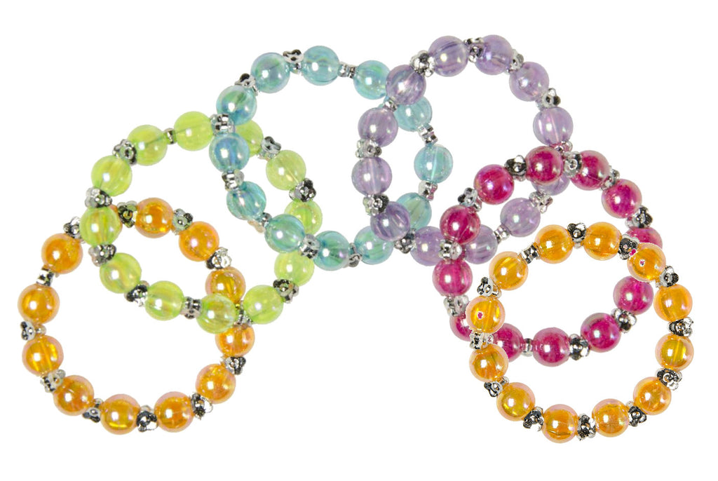 6 Shiny Pearl Bracelets