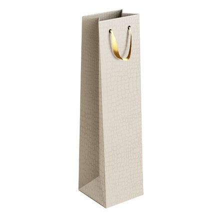 Embossed Matte Bottle Gift Bag