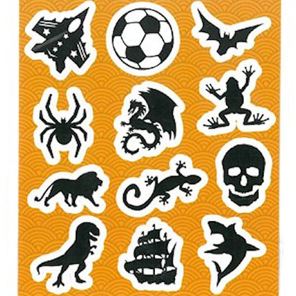 6 Boys Sticker Sheets