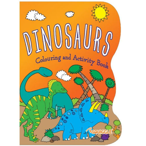 A4 Dinosaurs Colouring Book