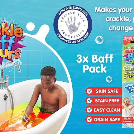 Red, Yellow & Blue Crackle Baff (30g)