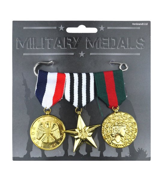 3 Military Hero Medals