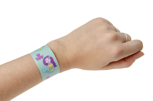 6 Mermaid Slap Bracelets