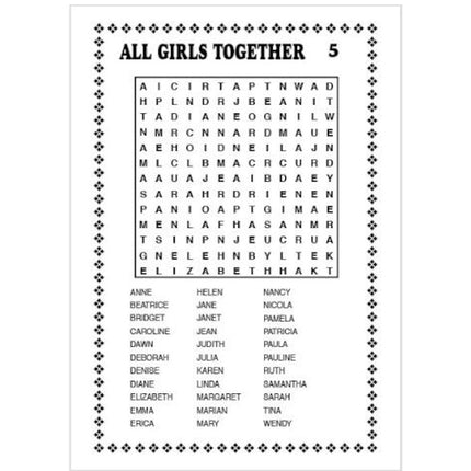 A5 Word Search Book