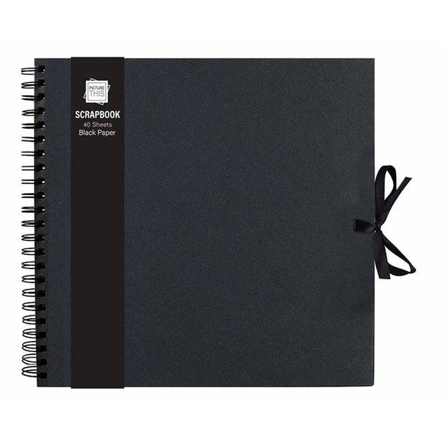 40 Sheet Large Black Scrap Book