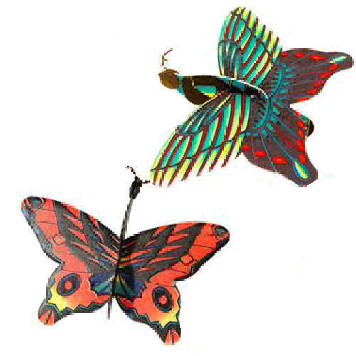 6 Butterfly Polystyrene Plane Gliders