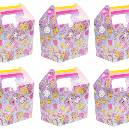 6 Princess Party Food Lunch Boxes