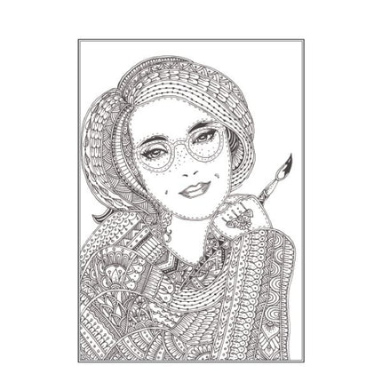 A4 Fashion/Love Colouring Book