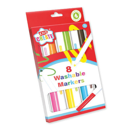 8 Washable Marker Pens