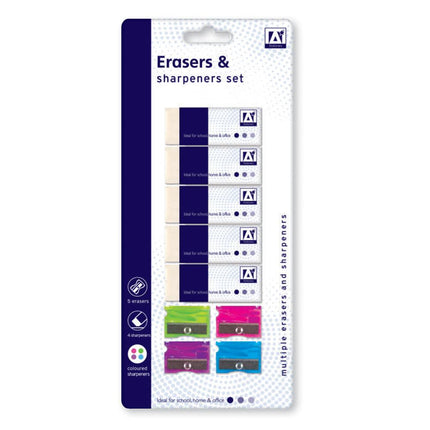 Eraser And Sharpener Set