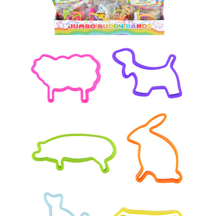 6 Jumbo Farm Buddy Bands