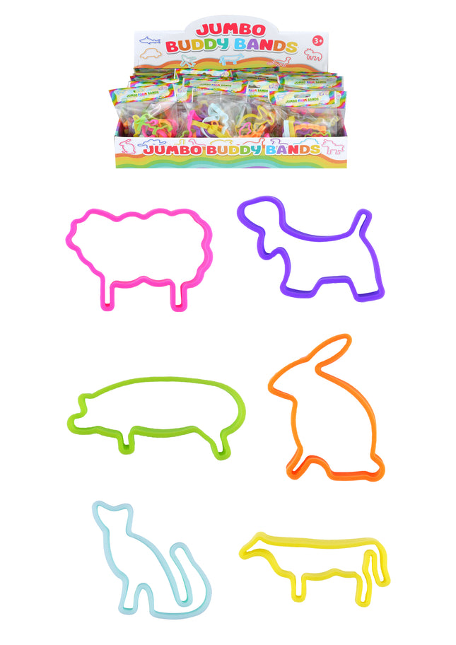 6 Jumbo Farm Buddy Bands