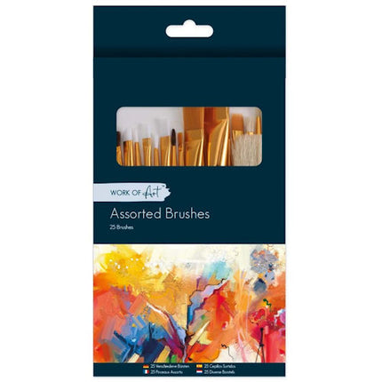 25 Artist Paint Brushes