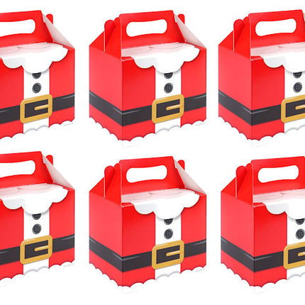 6 Santa Claus Lunch Boxes