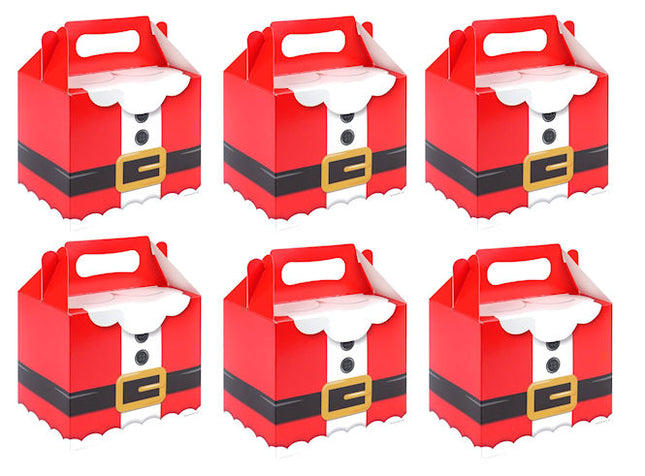6 Santa Claus Lunch Boxes