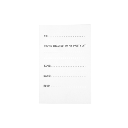 16 Unicorn Party Invites & Envelopes