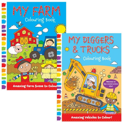 Farm/Building Site Colouring Book