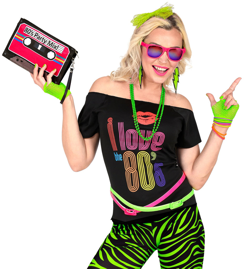 Neon Green The 80s Fashion Accessories