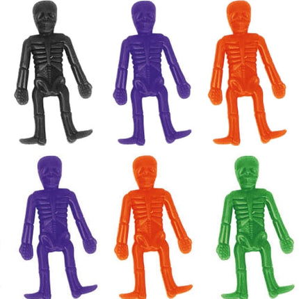 6 Stretchy Halloween Skeletons