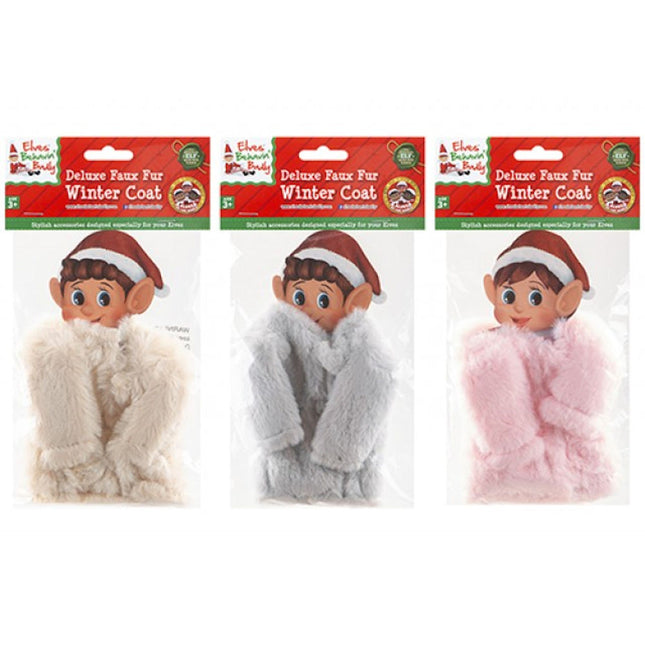 Christmas Fake Fur Coat For Elf