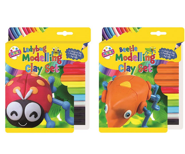 Ladybug/Beetle Themed Modelling Clay Set (Pack)