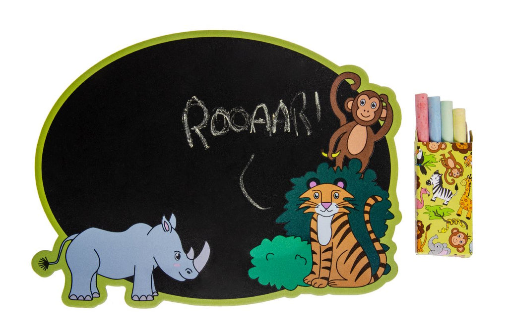 Wild Animal Blackboard & Chalk
