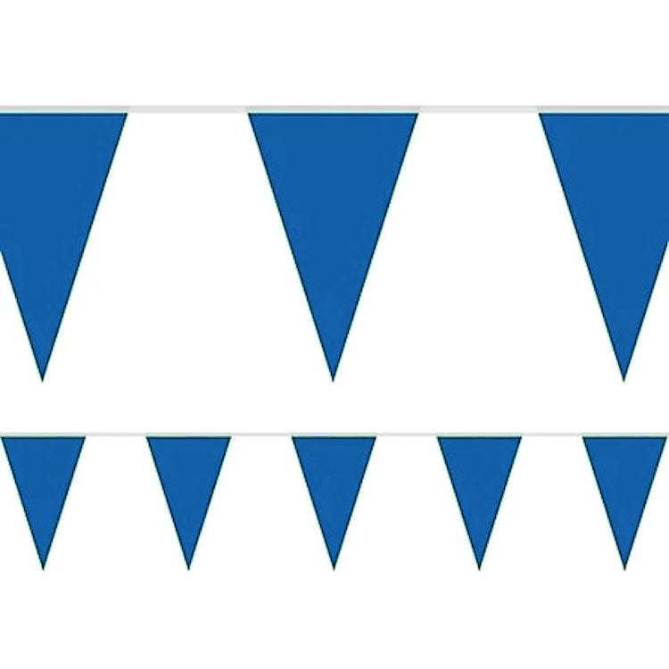 Royal Blue 10m Triangle Bunting