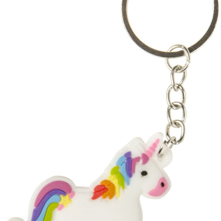 6 Unicorn Keychains