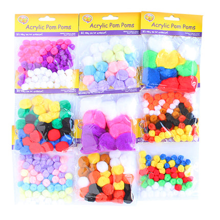 Acrylic Pom Poms