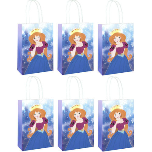 6 Ice Princess Paper Bags