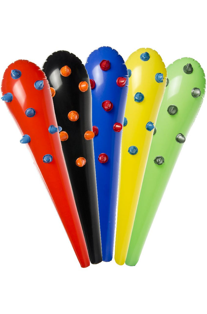 Inflatable Coloured Spikey Club