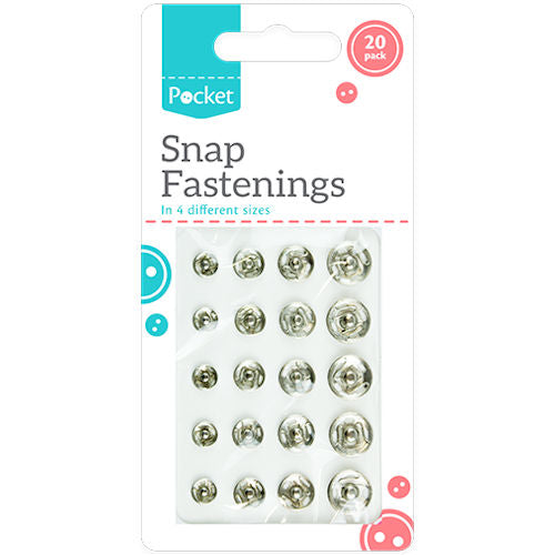 20 Assorted Snap Fastenings
