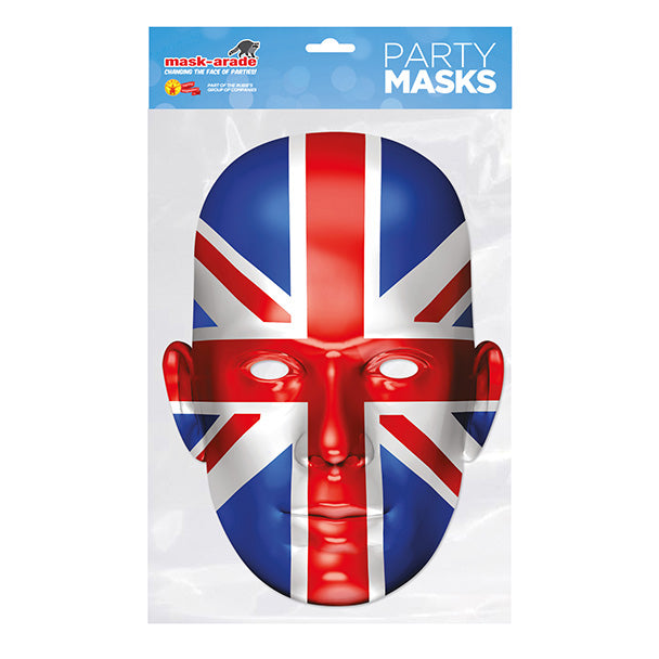 Union Jack Flag Man - Party Mask